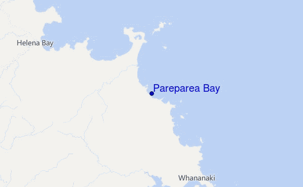 mappa di localizzazione di Pareparea Bay