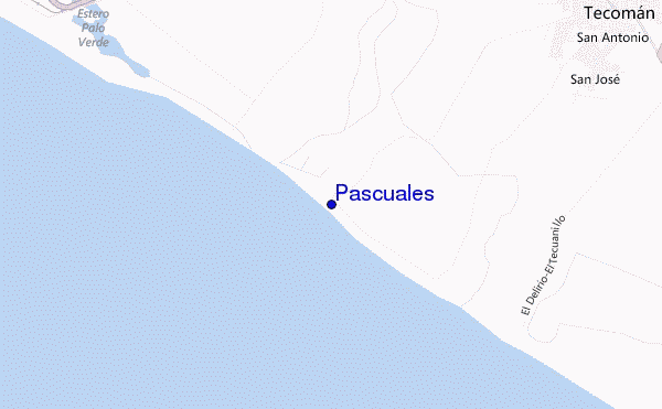 mappa di localizzazione di Pascuales