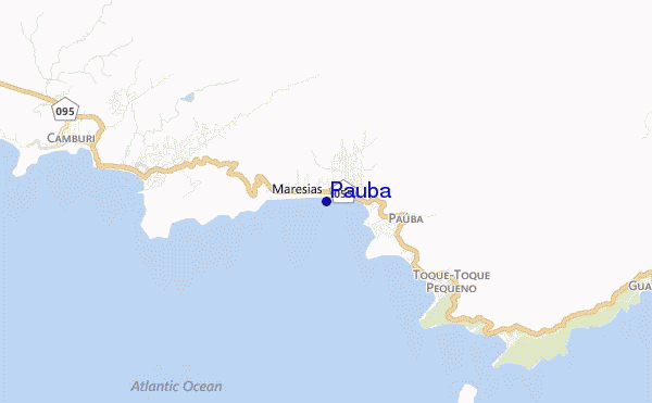 mappa di localizzazione di Pauba