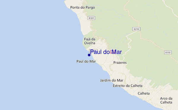 mappa di localizzazione di Paul do Mar