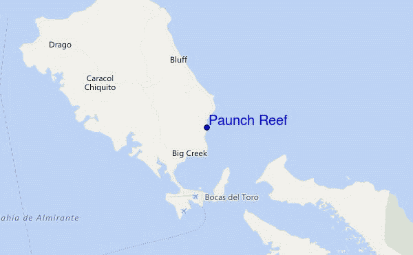 mappa di localizzazione di Paunch Reef