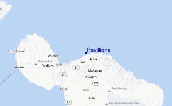 Pavillions Location Map