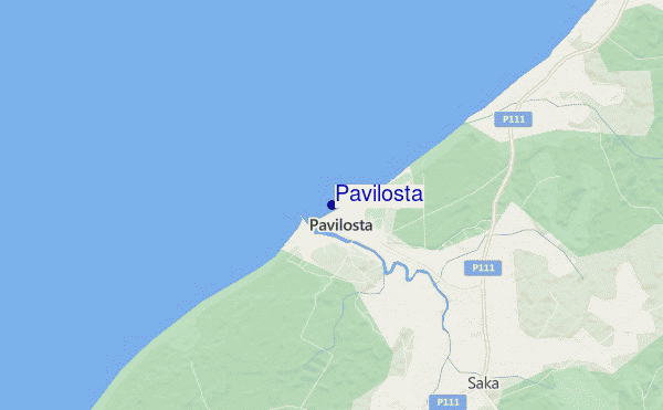 mappa di localizzazione di Pavilosta