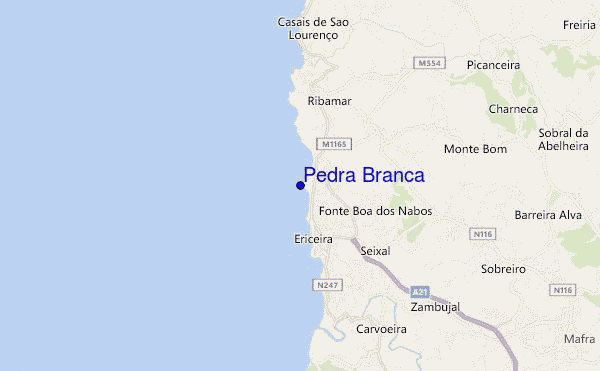 mappa di localizzazione di Pedra Branca