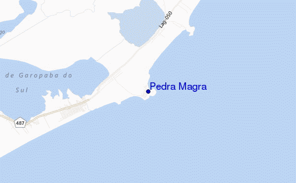 mappa di localizzazione di Pedra Magra