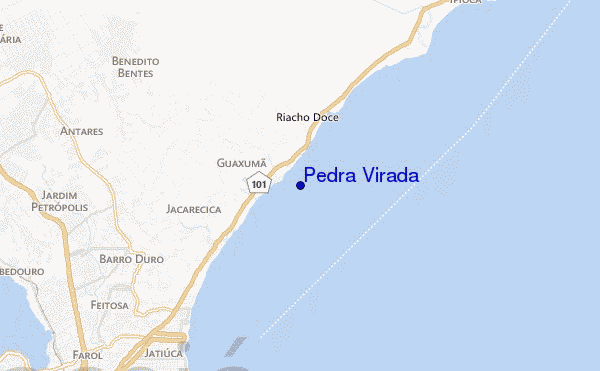 mappa di localizzazione di Pedra Virada