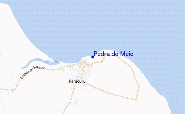 mappa di localizzazione di Pedra do Meio