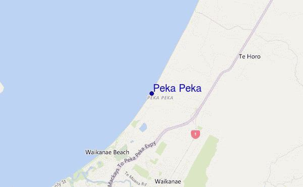 mappa di localizzazione di Peka Peka