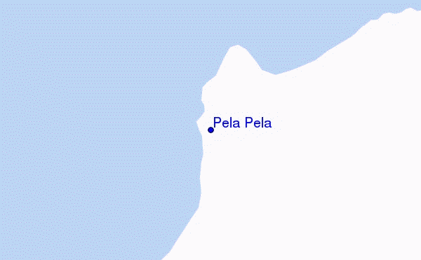 mappa di localizzazione di Pela Pela