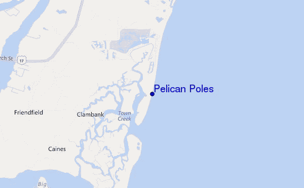 mappa di localizzazione di Pelican Poles