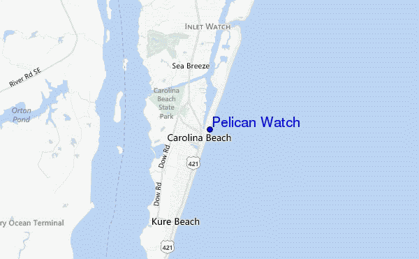 mappa di localizzazione di Pelican Watch