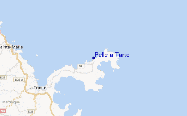 mappa di localizzazione di Pelle a Tarte