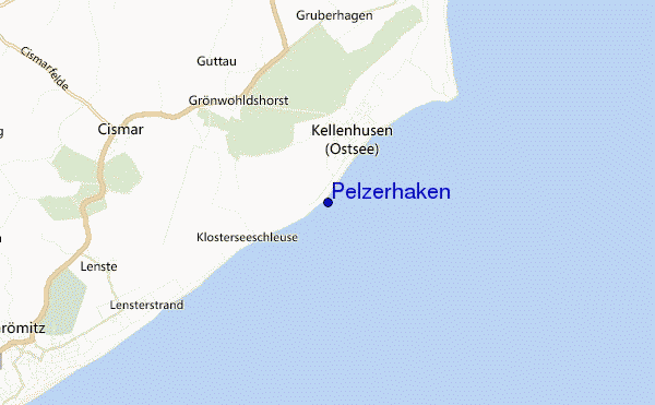 mappa di localizzazione di Pelzerhaken