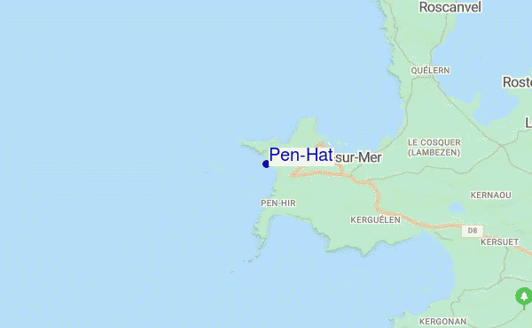 mappa di localizzazione di Pen-Hat