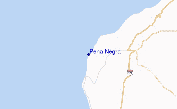mappa di localizzazione di Peña Negra