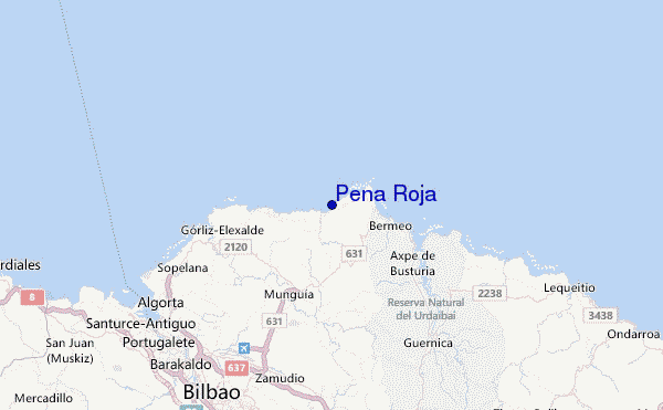 Pena Roja Location Map