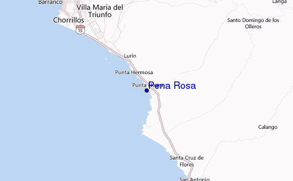 Peña Rosa Location Map