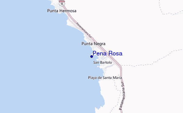 mappa di localizzazione di Peña Rosa