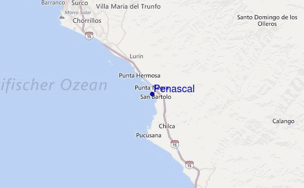 Peñascal Location Map