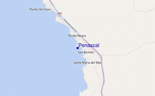 mappa di localizzazione di Peñascal