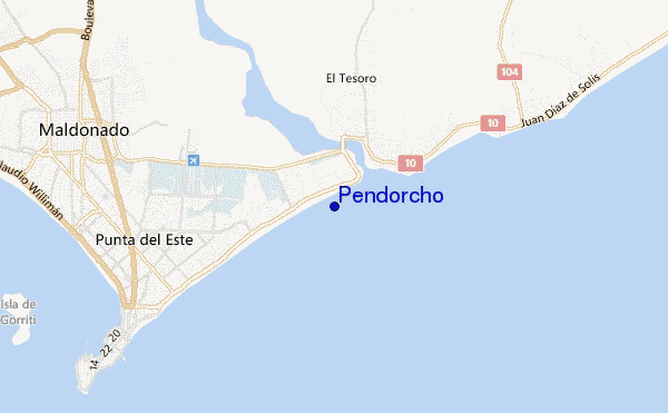 mappa di localizzazione di Pendorcho