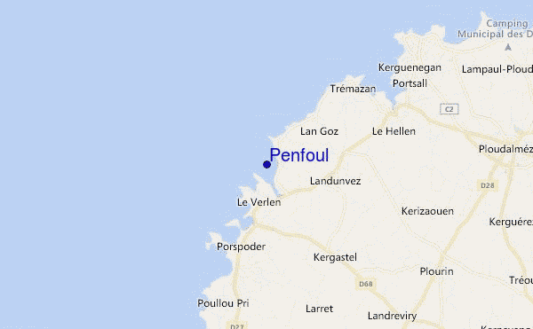mappa di localizzazione di Penfoul