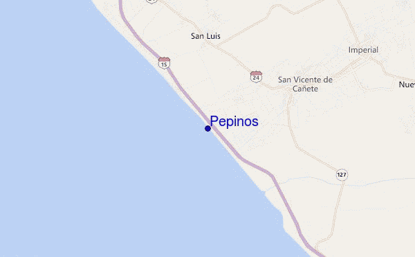 mappa di localizzazione di Pepinos