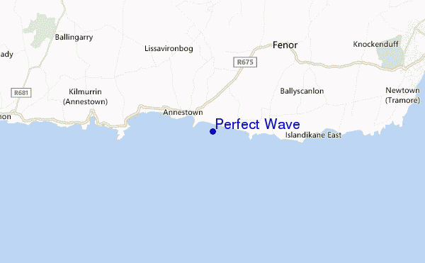 mappa di localizzazione di Perfect Wave