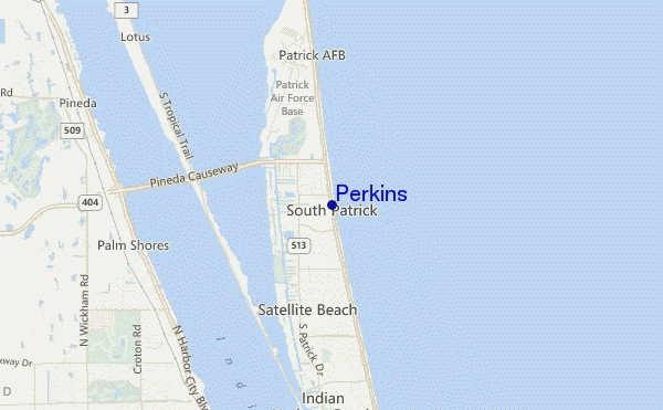 mappa di localizzazione di Perkins