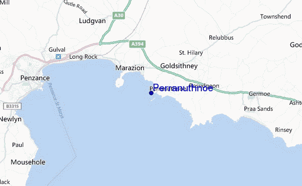 mappa di localizzazione di Perranuthnoe