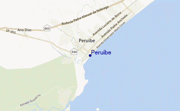 mappa di localizzazione di Peruibe