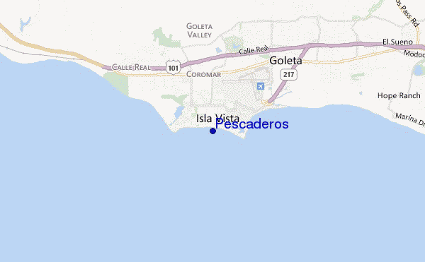 mappa di localizzazione di Pescaderos