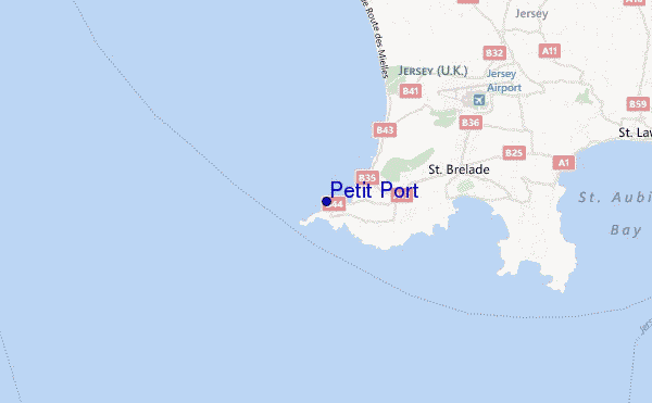 mappa di localizzazione di Petit Port