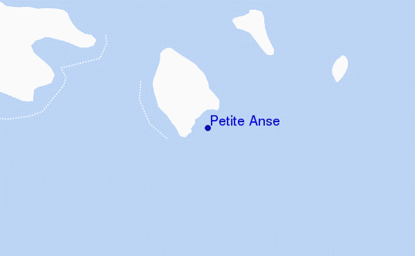 mappa di localizzazione di Petite Anse