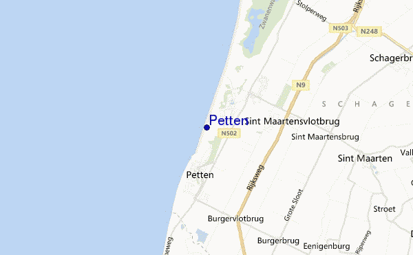 mappa di localizzazione di Petten