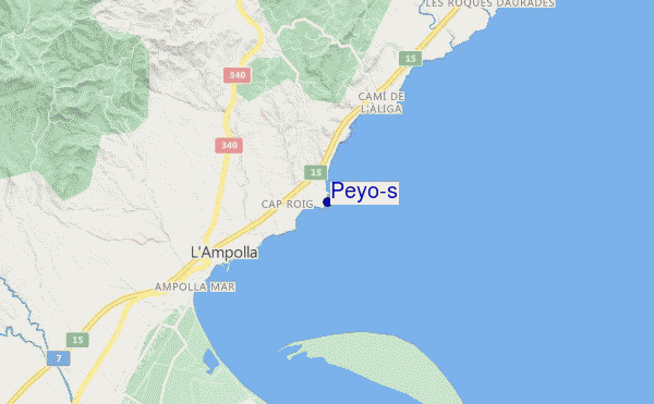 mappa di localizzazione di Peyo's