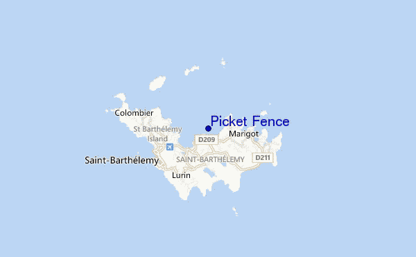 mappa di localizzazione di Picket Fence