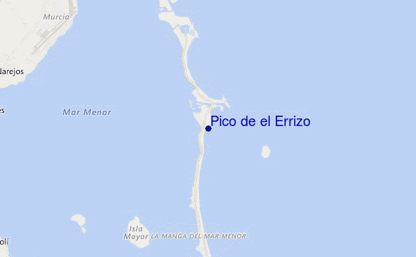 mappa di localizzazione di Pico de el Errizo