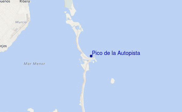 mappa di localizzazione di Pico de la Autopista