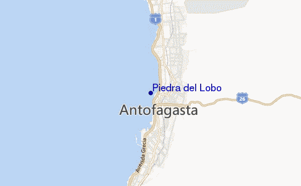 mappa di localizzazione di Piedra del Lobo