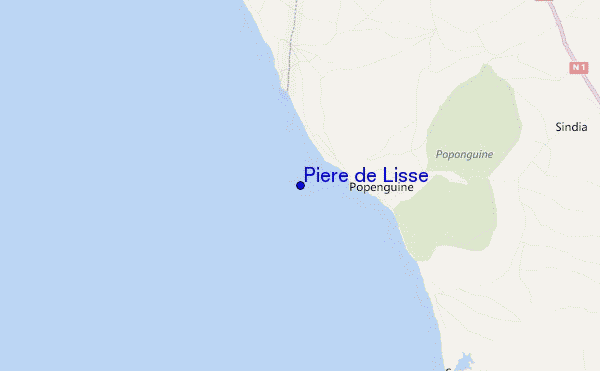 mappa di localizzazione di Piere de Lisse
