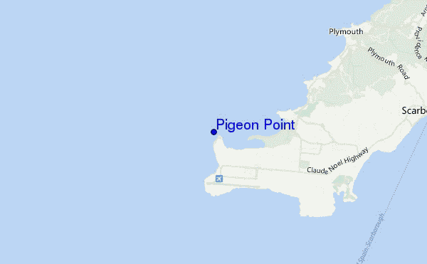 mappa di localizzazione di Pigeon Point