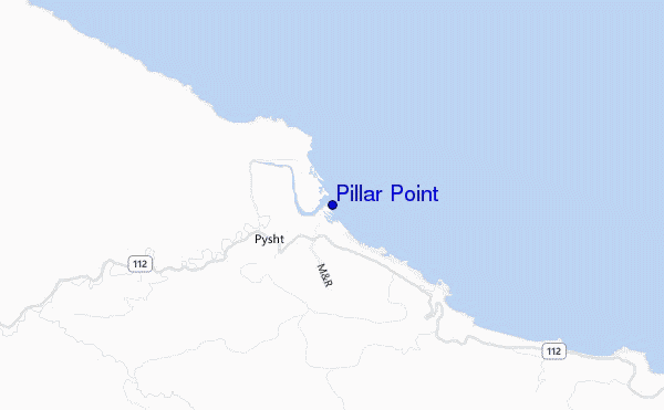 mappa di localizzazione di Pillar Point
