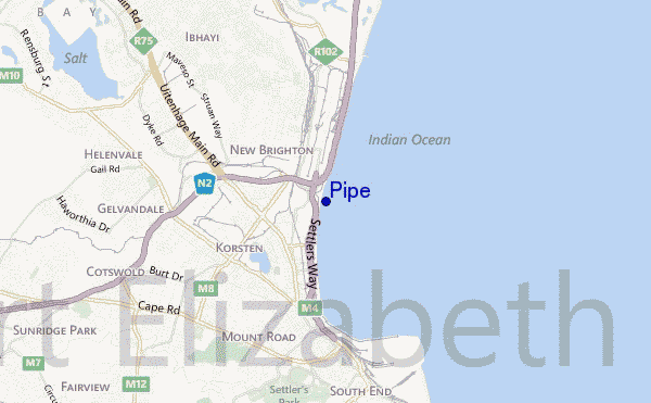 mappa di localizzazione di Pipe