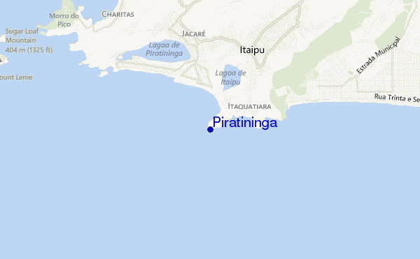 mappa di localizzazione di Piratininga