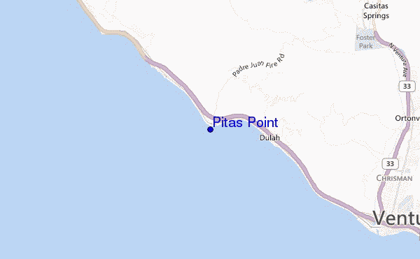 mappa di localizzazione di Pitas Point