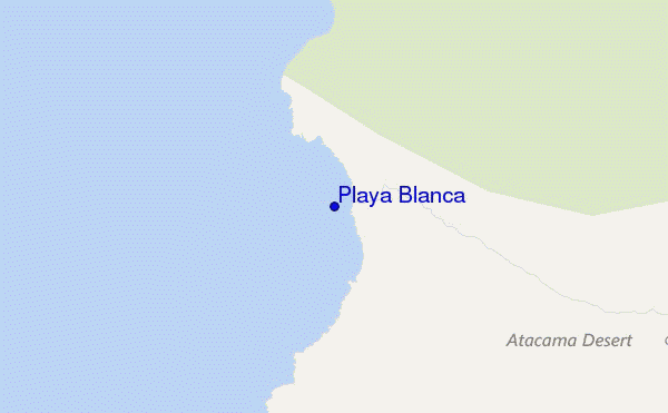 mappa di localizzazione di Playa Blanca