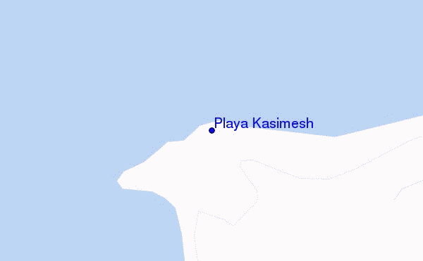 mappa di localizzazione di Playa Kasimesh