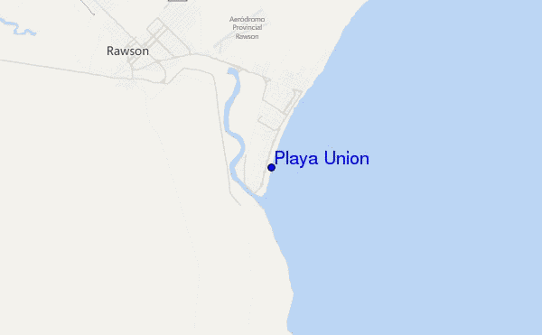 mappa di localizzazione di Playa Union