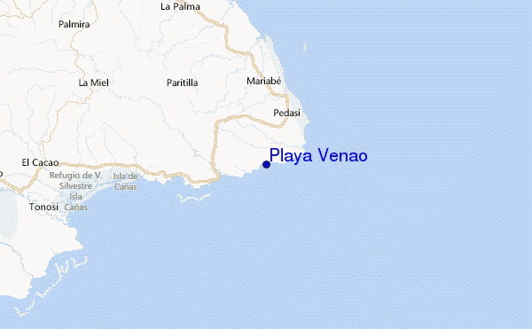 Playa Venao Location Map